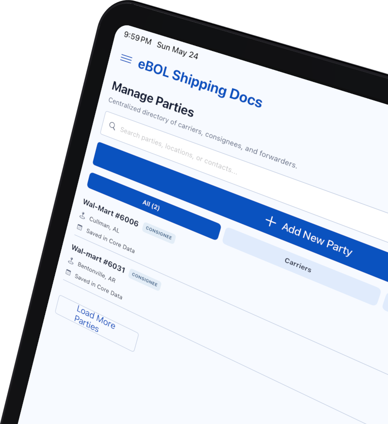 en-US-5-Manage Shippers, Carriers & Consignees